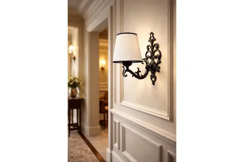 Zamak Metal Aplik Siyah Statik Boyalı