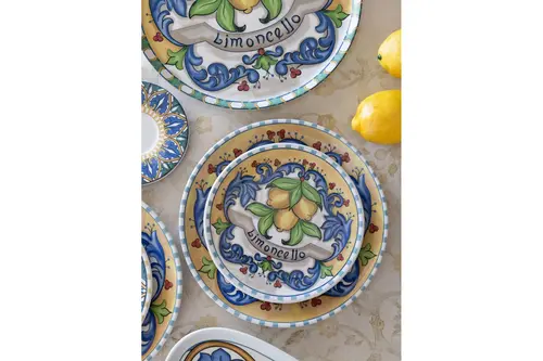 The Mia Limoncello Pasta Tabağı 6Lı Set 19 Cm