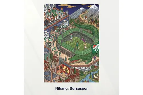 Miniaworks Nihang: Bursaspor Kanvas Tablo 21X30