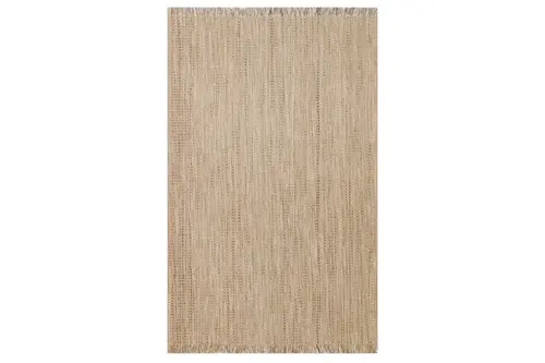 Liva Naturel Jüt Örgü Dokulu Kilim Bej Dh01 80X150