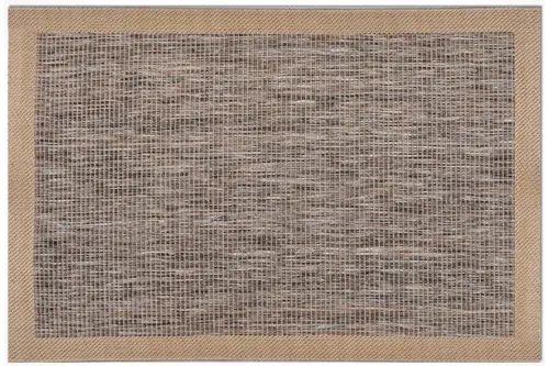 Crea Halı Andora Bordürlü Hasır Dokulu Sisal Çerçeveli Halı, As03, 80X150