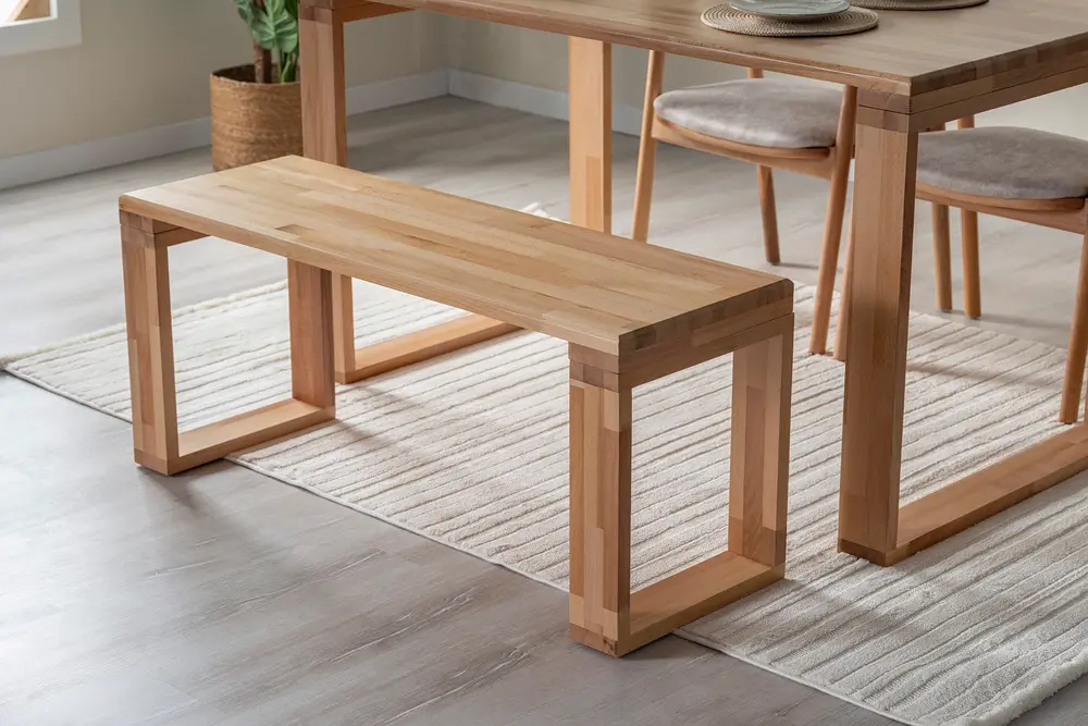 Selene Masif Ahşap Bench