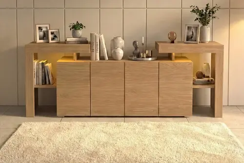 Burç Ledli Konsol 200 Cm Tv Ünitesi