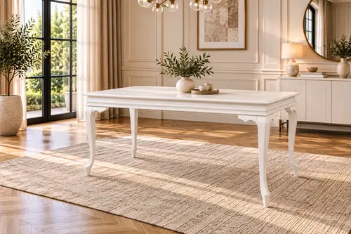 Lükens Sabit Mutfak Masası, Beyaz, 170 Cm