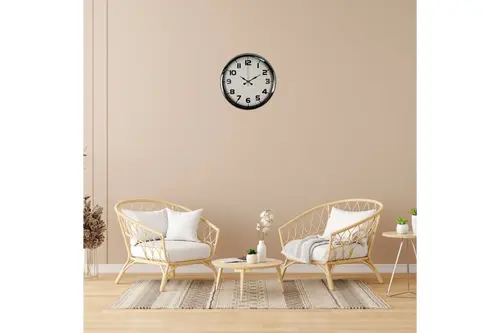 Krom Prime Metal Duvar Saati 40 Cm