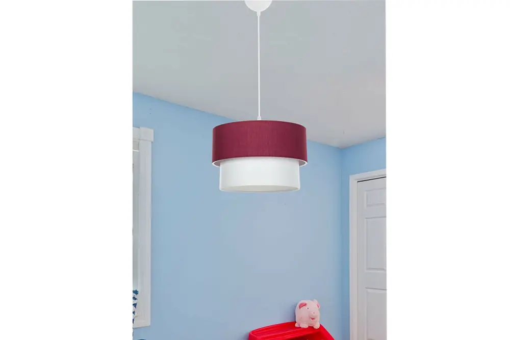 Evlight Bordo Pasta Sarkıt Avize