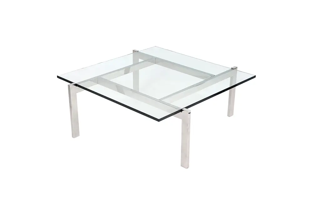 Ting Paslanmaz Metal Cam Orta Sehpa