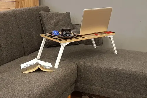 Offıce Yazı Laptop Sehpası, Atlantik Çam