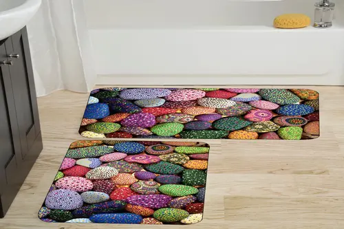 Rovigo Home Dijital Baskılı İkili Banyo Paspas Takımı Rvg5016