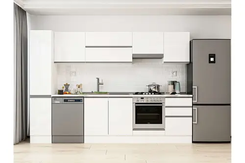 Alvinka 290X210 Cm Mutfak Dolabı, Mb E80B40S50 1 Beyaz Suntalam