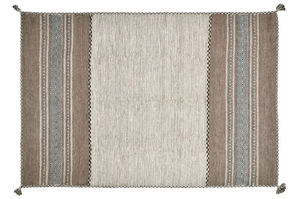 İskandinav El Dokuma Kilim Bej 80X300