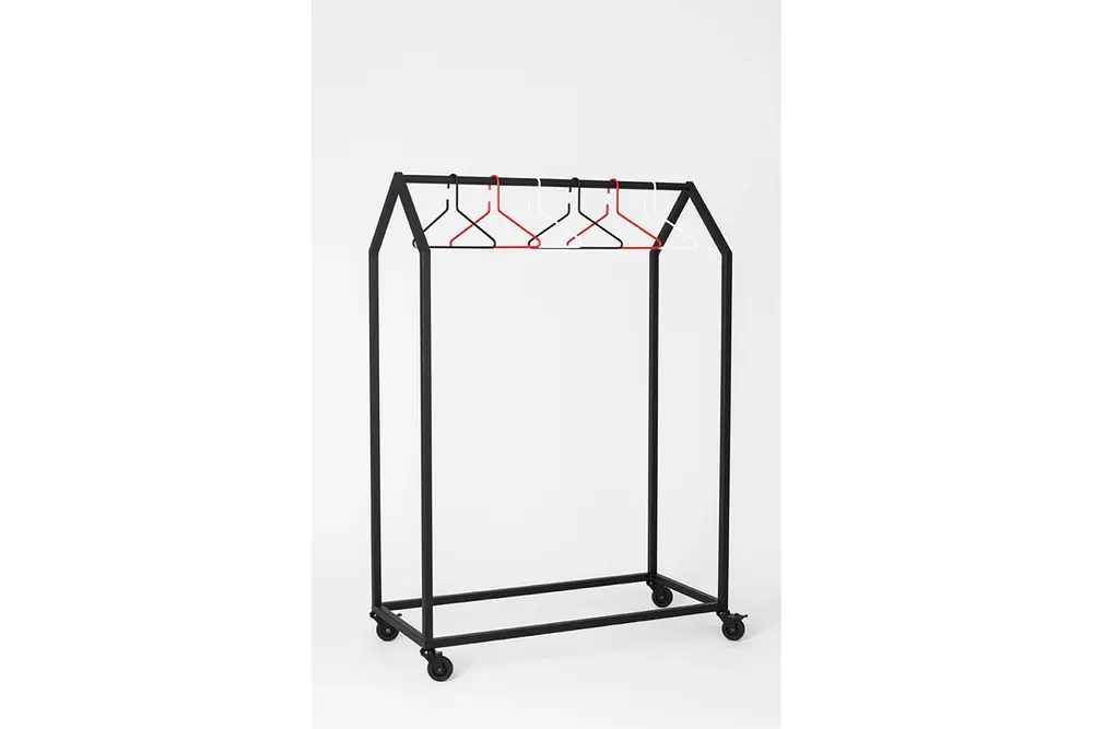 Cloth Siyah Metal Askılık