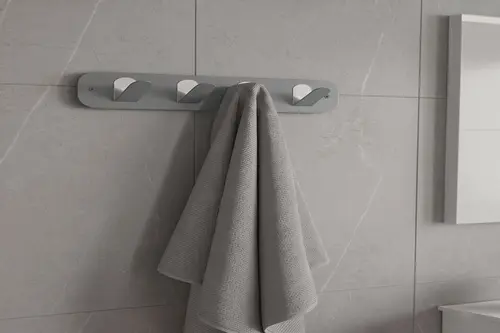 Galvaniz Metal Çok Amaçlı Askılık, Cam Gri, 4015 Cm