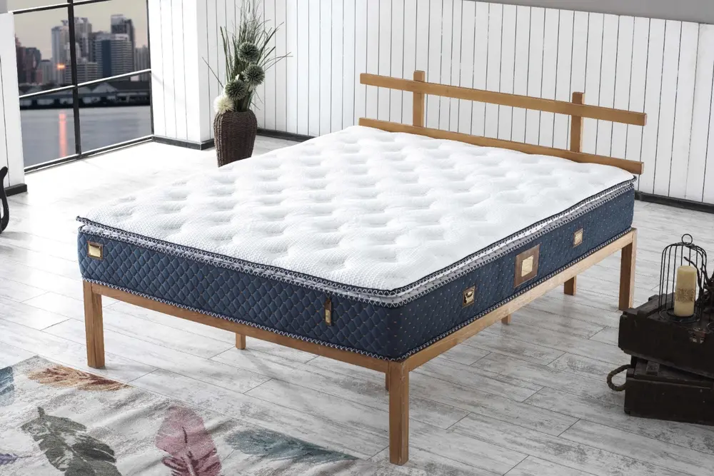 Bedcraft Pascha Blue Fermuarlı Ultra Full Tek Kişilik Yatak, 90X190