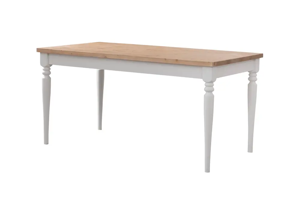 Kosova Ahşap Mutfak Masası, Ceviz Beyaz, 80X140