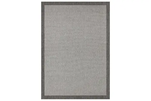 Arven 05 Antrasit Siyah Sisal Modern Halı, 80X150