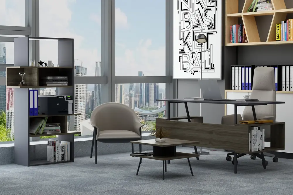 Lagomood İrony İnfy Ofis Takımı, Antrasit Ceviz
