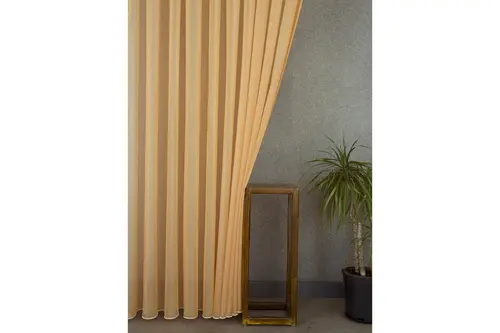 Massarelli Etamin Tül Sarı Pilesiz 150X260