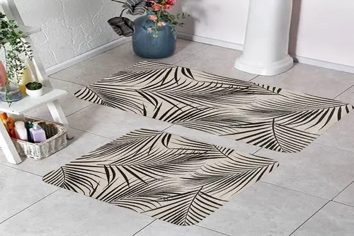 Rovigo Home Dijital Baskılı İkili Banyo Paspas Takımı Rvg5134
