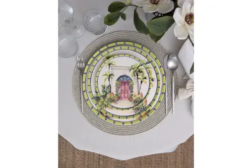 The Mia Palma Pasta Tabağı 6Lı Set 19 Cm