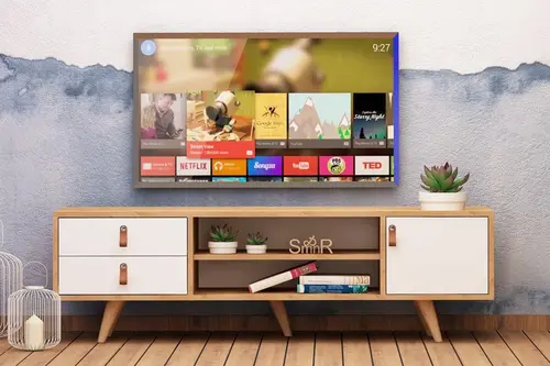 Esmob Lara Tv Sehpası, Meşe-Beyaz