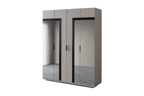 Vegnum Aynalı Gardırop, 4 Kapaklı