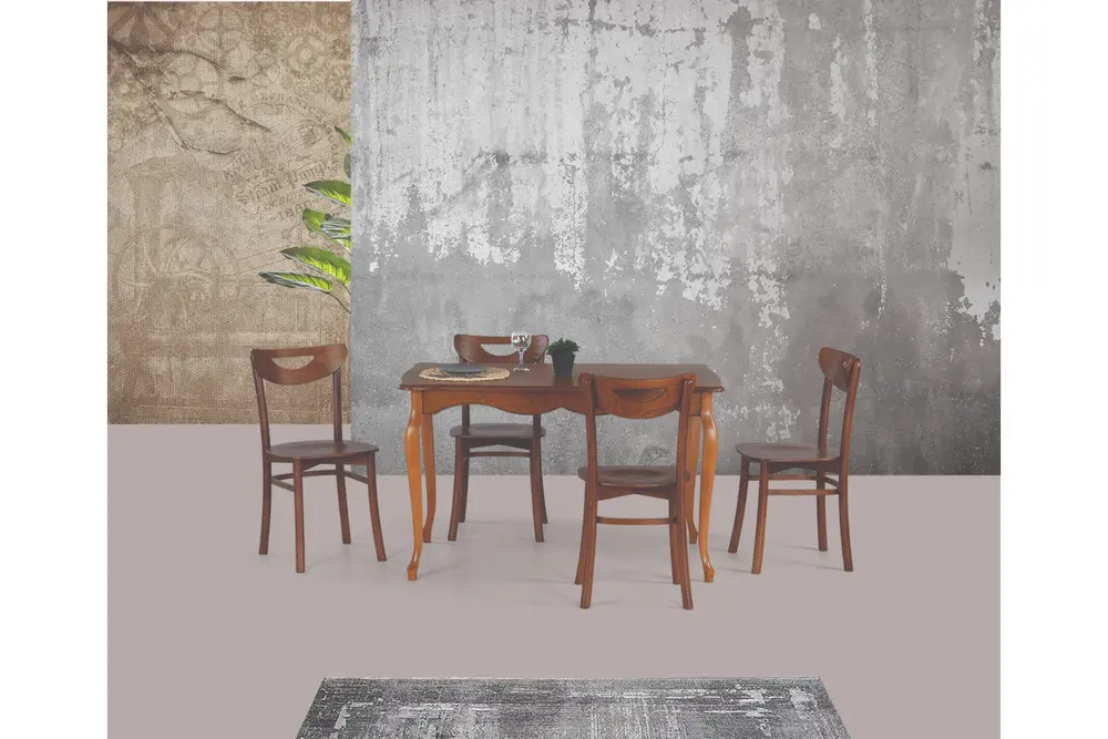 Ada Lukens Masa Alman Sandalye, Ceviz Ceviz, 125X80
