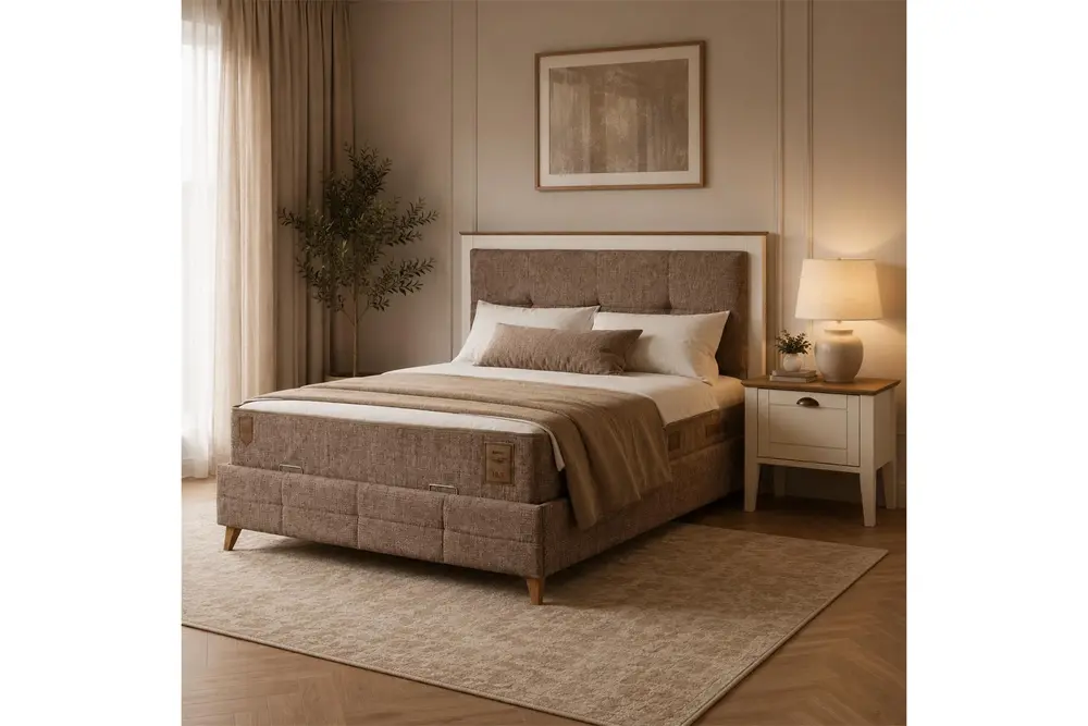 Marlo Baza Başlık Yatak Seti, Aytaşı Sepet 160X200