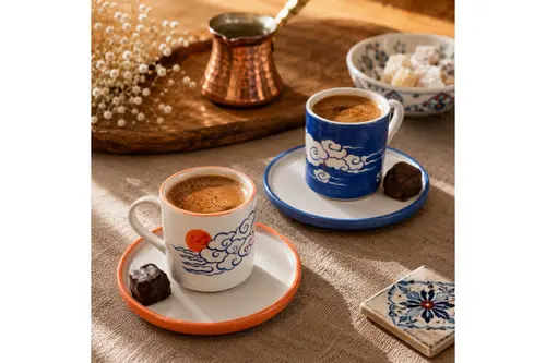 Gece Gündüz İkili Fincan Seti