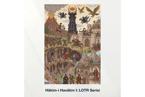 Miniaworks Hâkim-İ Havâtim I: Lotr Serisi Kanvas Tablo 21X30