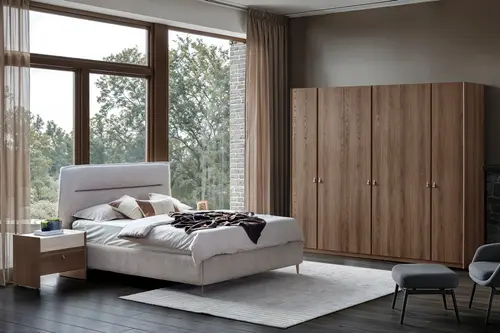 Madera Yatak Odası Takımı, Ahşap Kapaklı