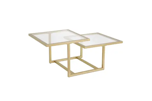Chic Gold Metal Cam Orta Sehpa