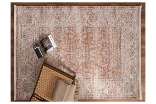 Verona Dokuma Halı, Turuncu, 80X150 Cm