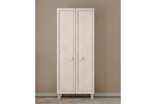 Ihlara %100 Mdf Gardırop, Traverten, 2 Kapaklı