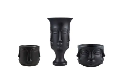 Adler Saksı Set, Siyah