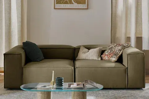 Lena İkili Keten Koltuk, Yeşil