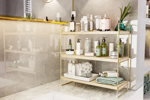 Bino Organizer Banyo Rafı, Bej