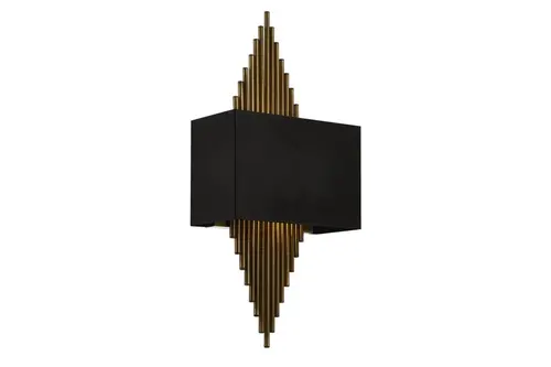 Avonni Aplik Ap-62175-01, Metal, Siyah Boyalı
