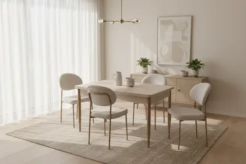 Kelebek Masa, Damla Sandalye Takımı, Traverten, 130X80