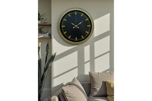 Vintage Metal Modern Duvar Saati 40 Cm