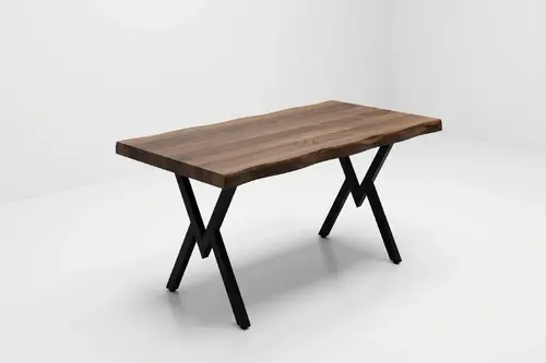 Toros Mdf Kütük Mutfak Masası, Ceviz