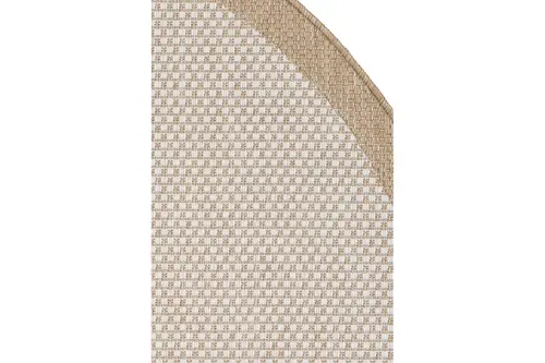 Fresco Ekru Natural Sisal Daire Halı 23745D, 120X120