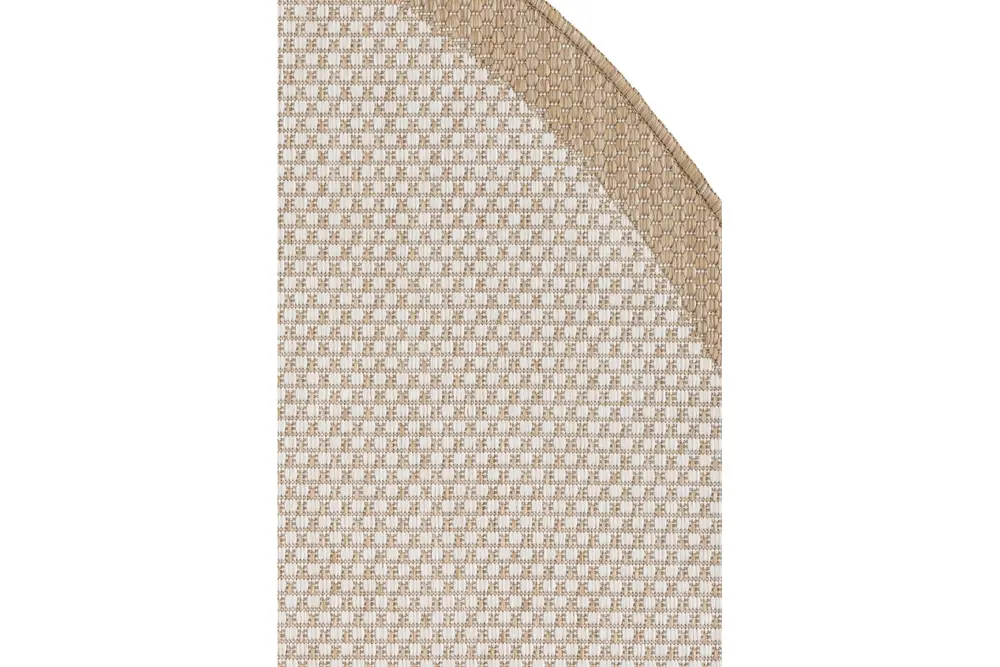 Fresco Ekru Natural Sisal Daire Halı 23745D, 120X120