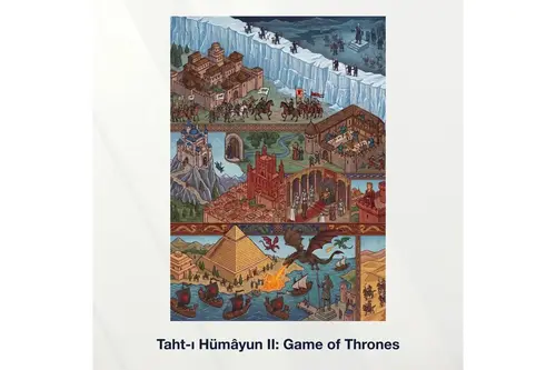 Miniaworks Taht-I Hümâyun Iı: Game Of Thrones Kanvas Tablo 21X30