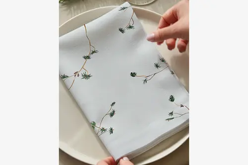 Doğal Sadelik Pamuklu Dört Adet Peçete