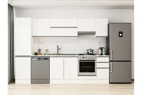 Alvinka 290X210 Cm Mutfak Dolabı, Mb E80B50S40 1 Beyaz Suntalam