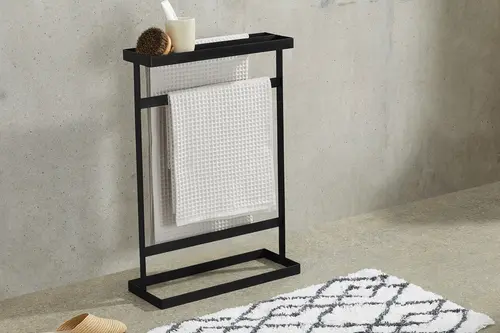Marsah Home Metal Havluluk, Siyah