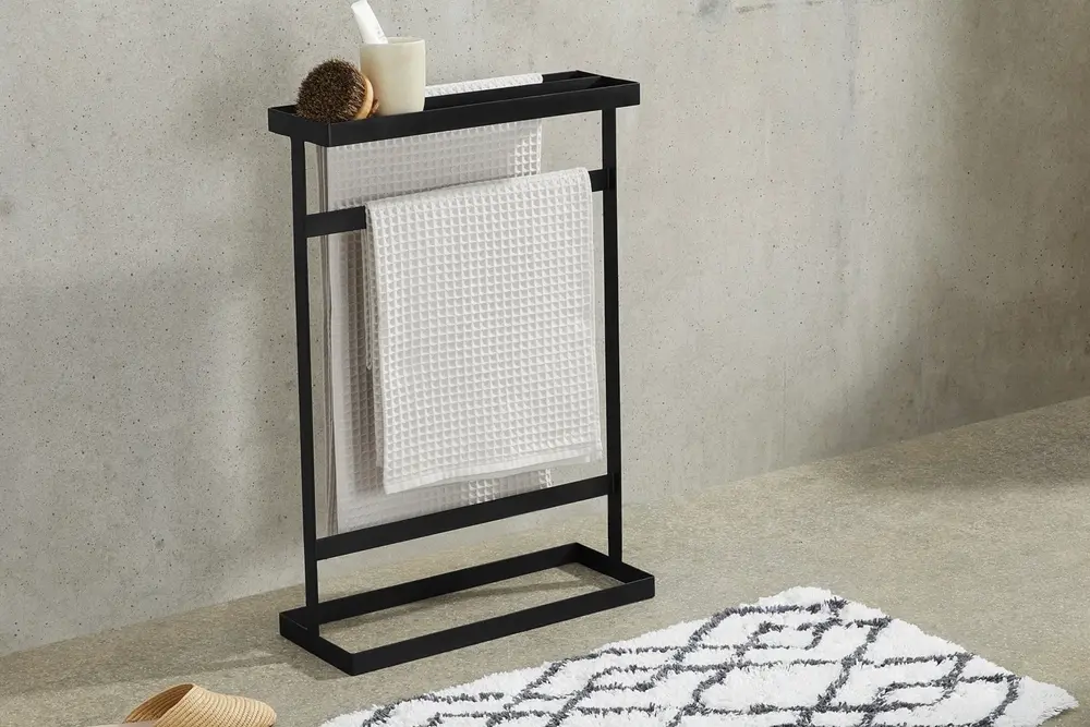 Marsah Home Metal Havluluk, Siyah