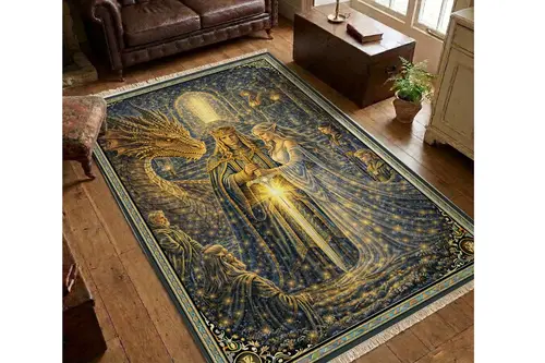 Elf Krallığı Dokuma Taban Halı, 633 Yng 80X150 Cm