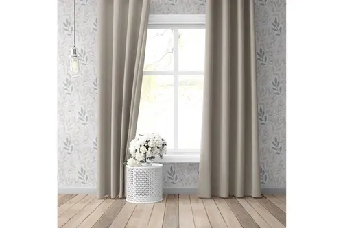 Etshome Blackout Perde, Krem, 100X260, 16440